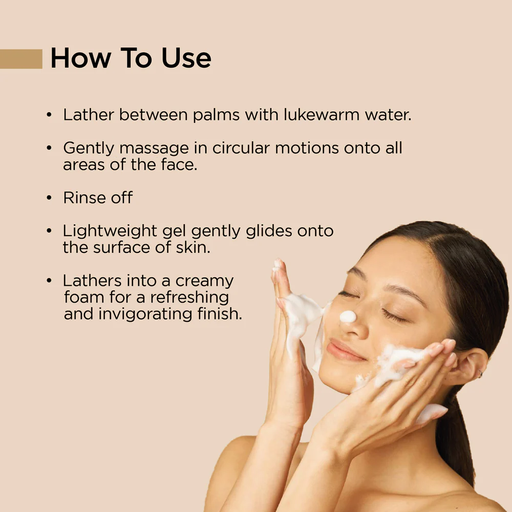 Calming Care Cleansing Gel to Foam
