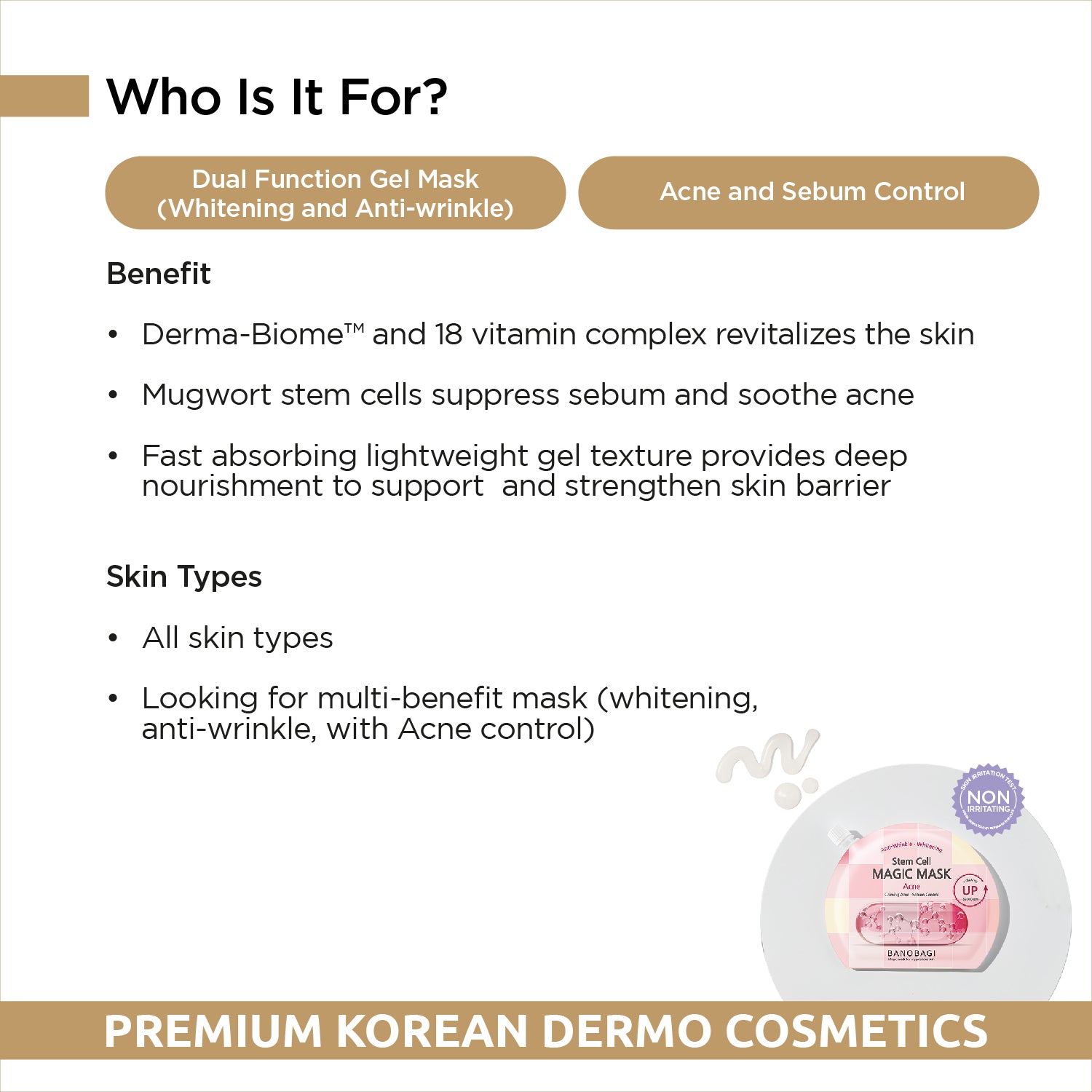 Stem Cell Magic Mask - Acne