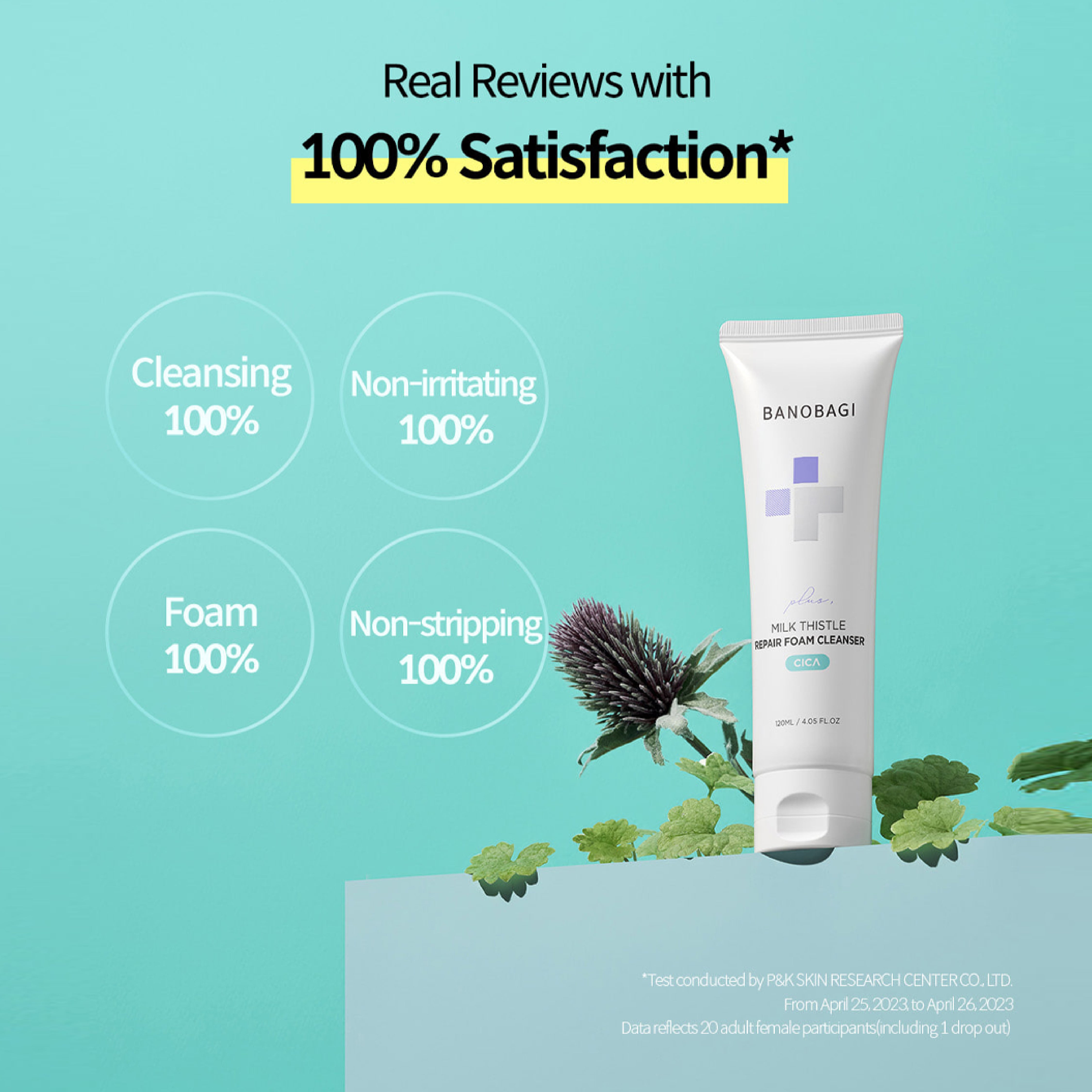 Milk Thistle Repair Foam Cleanser - CICA 120ml